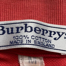 Burberrys Burberry Vintage Salmon Pink and Cream Polo Shirt (M)