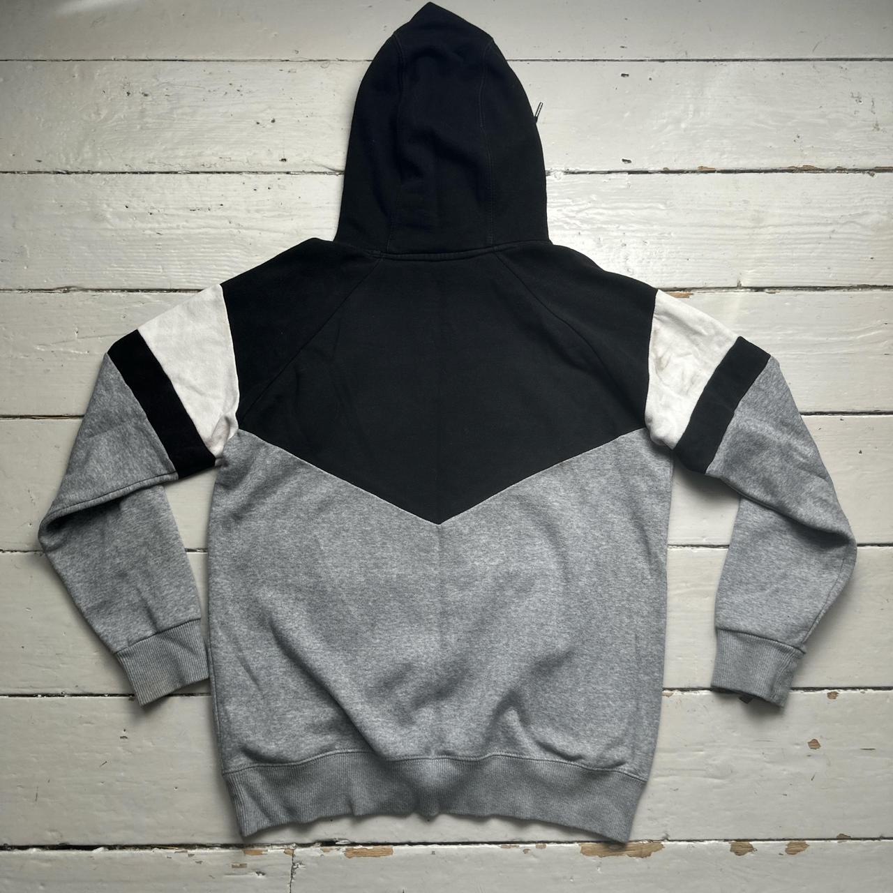 Trapstar Grey Black and White Hoodie