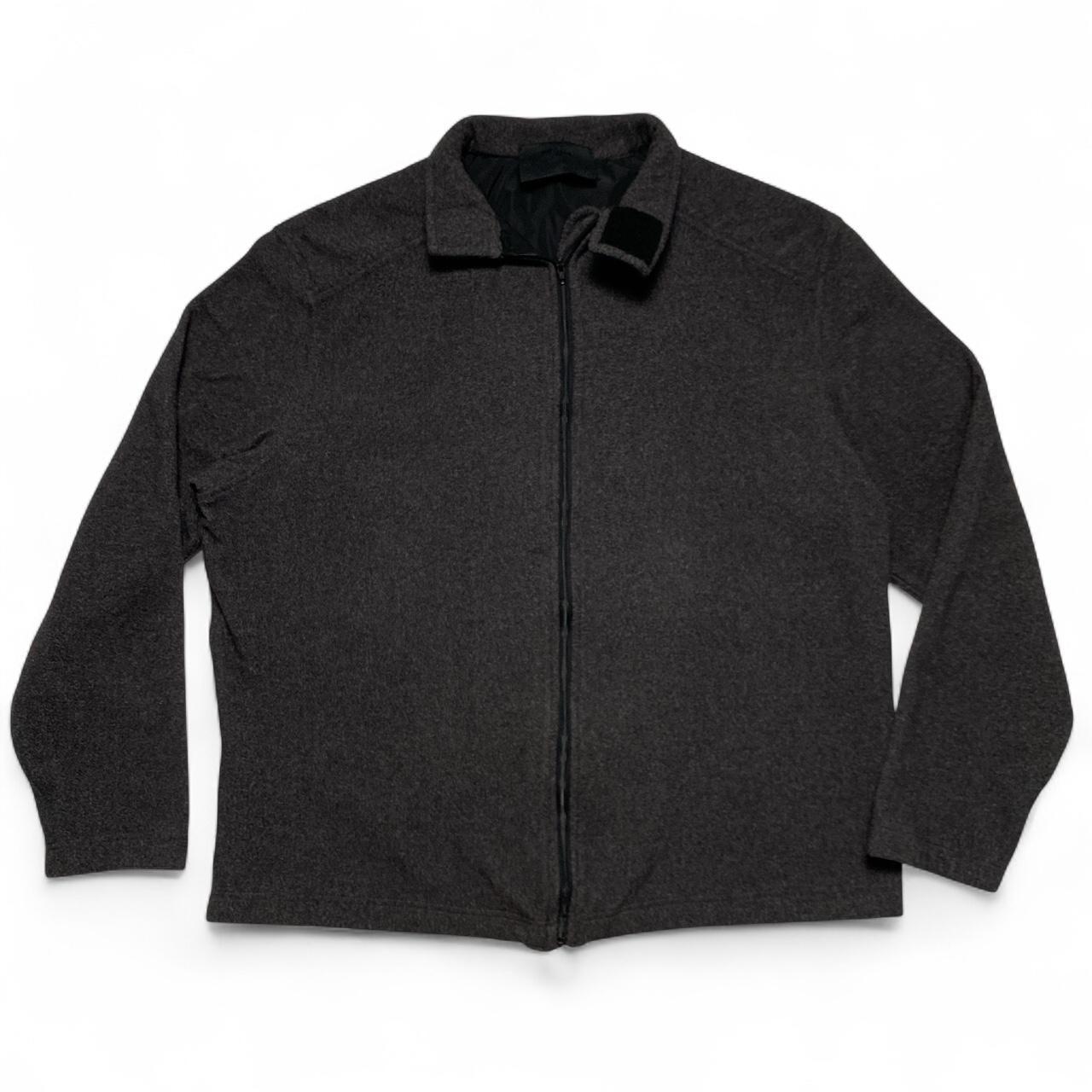 Prada Milano Grey Fleece Zip Jumper