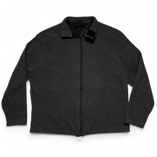 Prada Milano Grey Fleece Zip Jumper