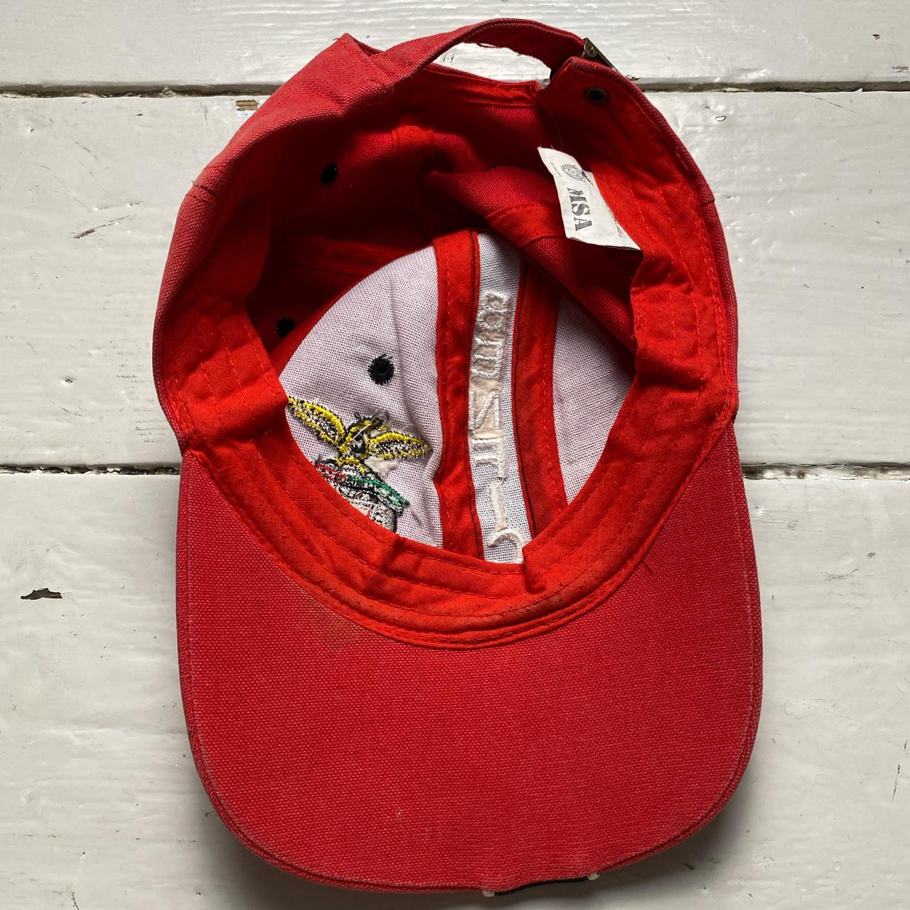 Benfica Vintage Football Cap Red and Black