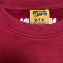 Billionaire Boys Club Burgundy and White Fish Towelling Jumper (XL)