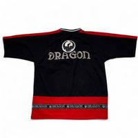 Dragon Skateboards 90’s y2k Black Red and White Jersey (S)