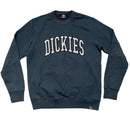 Dickies Navy and White Crewneck Jumper (M)