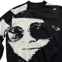 Palace Elton John Wool Black and White Jumper (S)