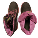 Timberland Brown Pink and Gold High Boots (UK 5.5)