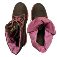 Timberland Brown Pink and Gold High Boots (UK 5.5)