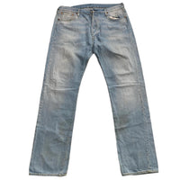 Levis 501 Light Blue Vintage Stonewash Jeans (36W)