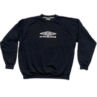 Umbro Black and White Vintage Jumper (L)