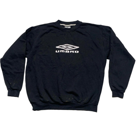 Umbro Black and White Vintage Jumper (L)