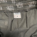 Judah Tribe Grey and White Baggy Joggers (XL)