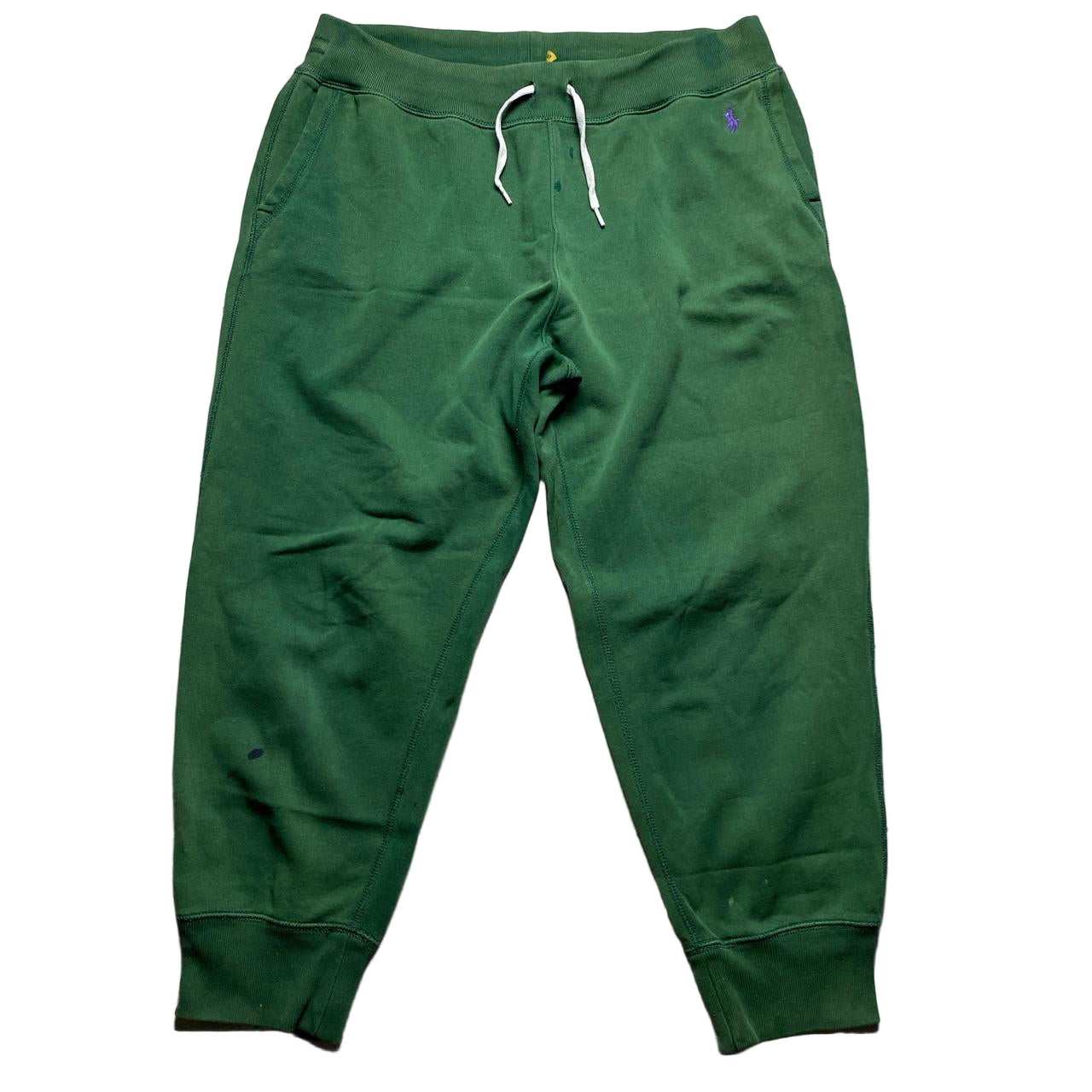 Polo Ralph Lauren Green ad Purple Pony Womens Joggers (L)