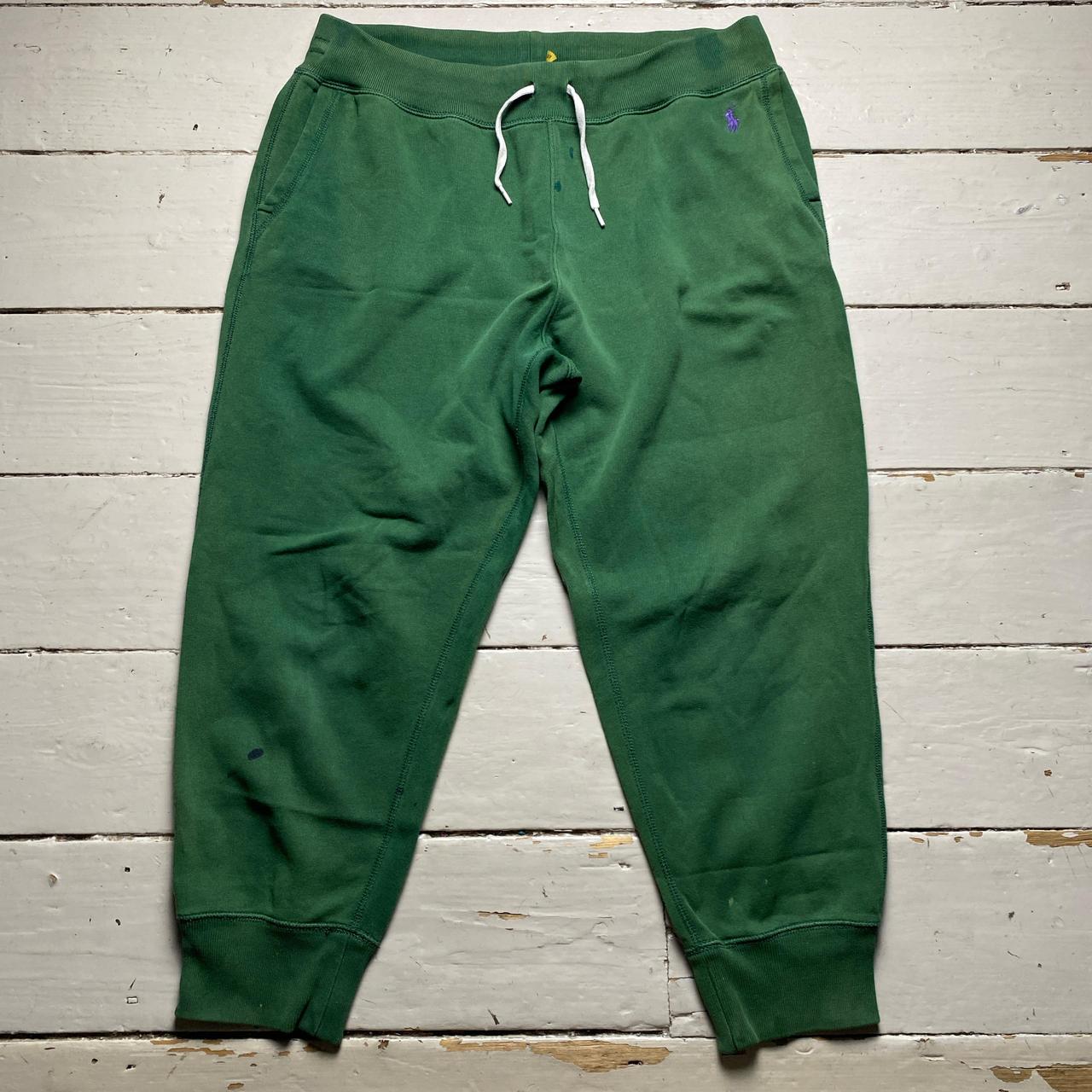 Polo Ralph Lauren Green ad Purple Pony Womens Joggers