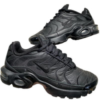 Nike Air Max Plus TN Triple Black Leather (UK 5.5)