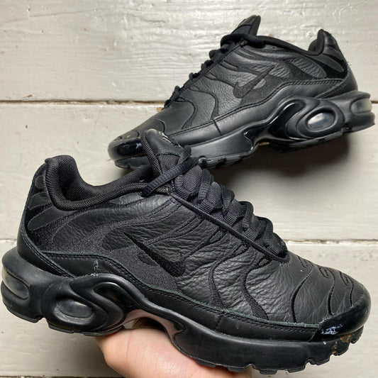 Nike Air Max Plus TN Triple Black Leather