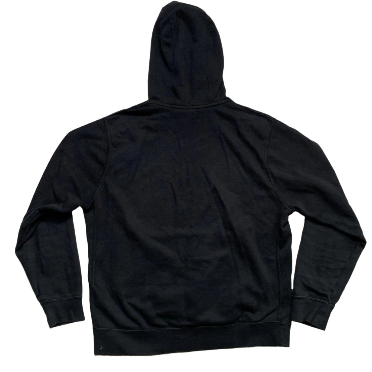 Nike Swoosh Spellout Black and White Hoodie (M)