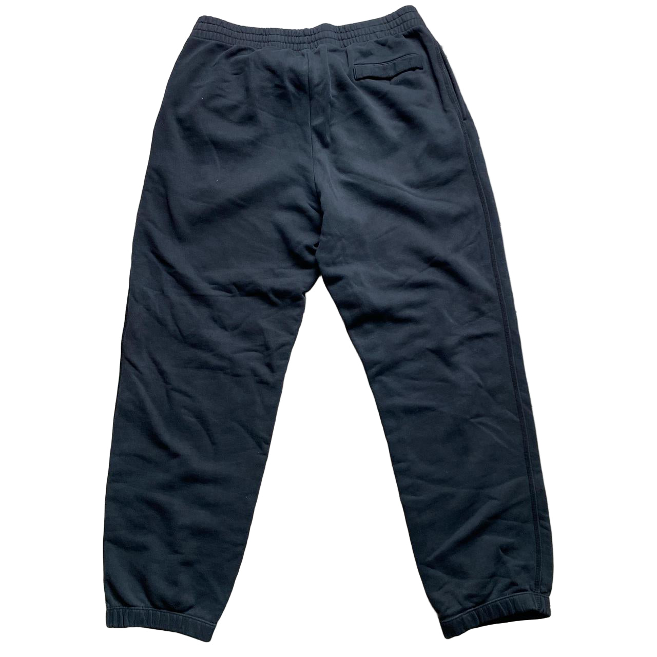 Nike Baggy Black and White Swoosh Joggers (XL)