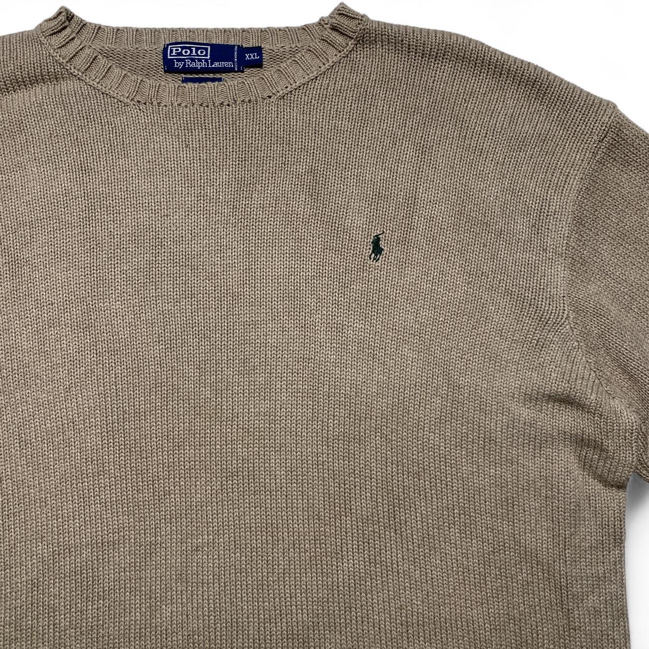 Polo Ralph Lauren Cream and Green Jumper