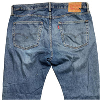 Levis 559 Baggy Blue Distressed Knee Jeans (36W)