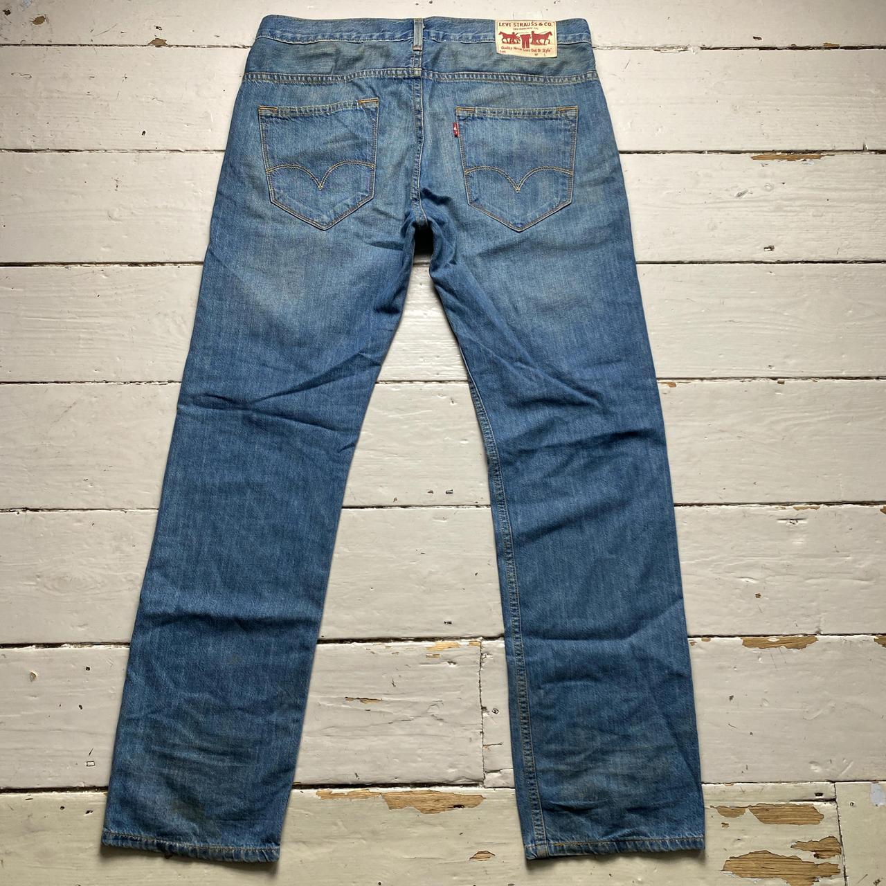 Levis 504 Vintage Baggy Light Blue Jeans