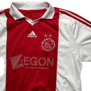 Adidas Ajax 2004/5 Vintage Football Jersey Red and White Suarez (L)