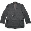Christian Dior Vintage Grey Pin Stripe Two Piece Full Suit Jacket and Trousers (M)