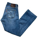 Levis 514 Baggy Blue Distressed Jeans (31W)