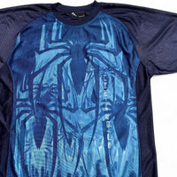 Spiderman Vintage y2k Navy Blue Jersey T Shirt (XL)