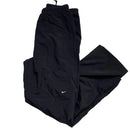 Nike Vintage Y2K Black and White Womens Shell Trackpant Baggy Bottoms (M)