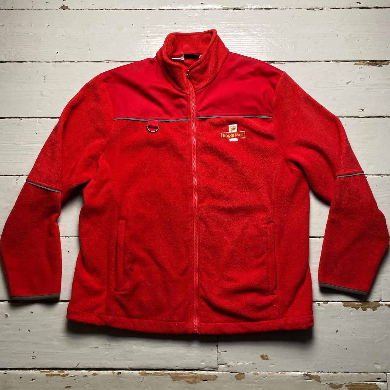 Royal Mail Red Fleece Zip Jumper