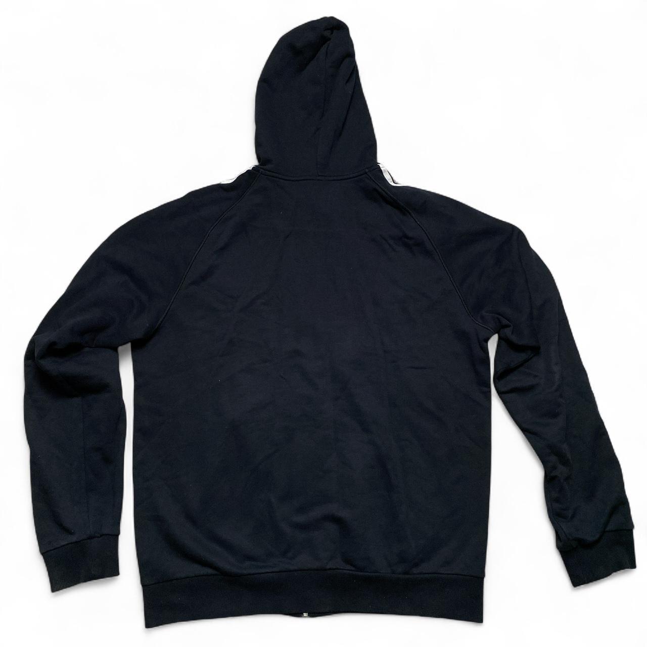 Adidas Performance Essentials Black and White Hoodie (XL)