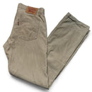 Levis 751 Corduroy Beige Khaki Jeans (32W)