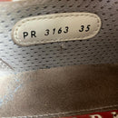 Prada Americas Cup White and Silver Vintage Trainers (UK 3)