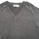 Yves Saint Laurent YSL Grey Cable Knit Jumper (M)