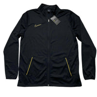 Nike Black and Gold Dri Fit Football Training Jacket (XL)