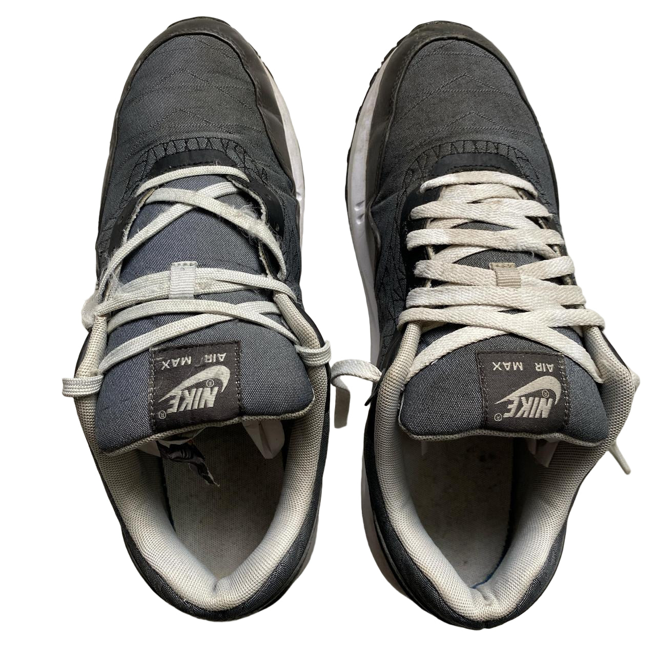 Nike Air Max 1 Grey and White (UK 9)