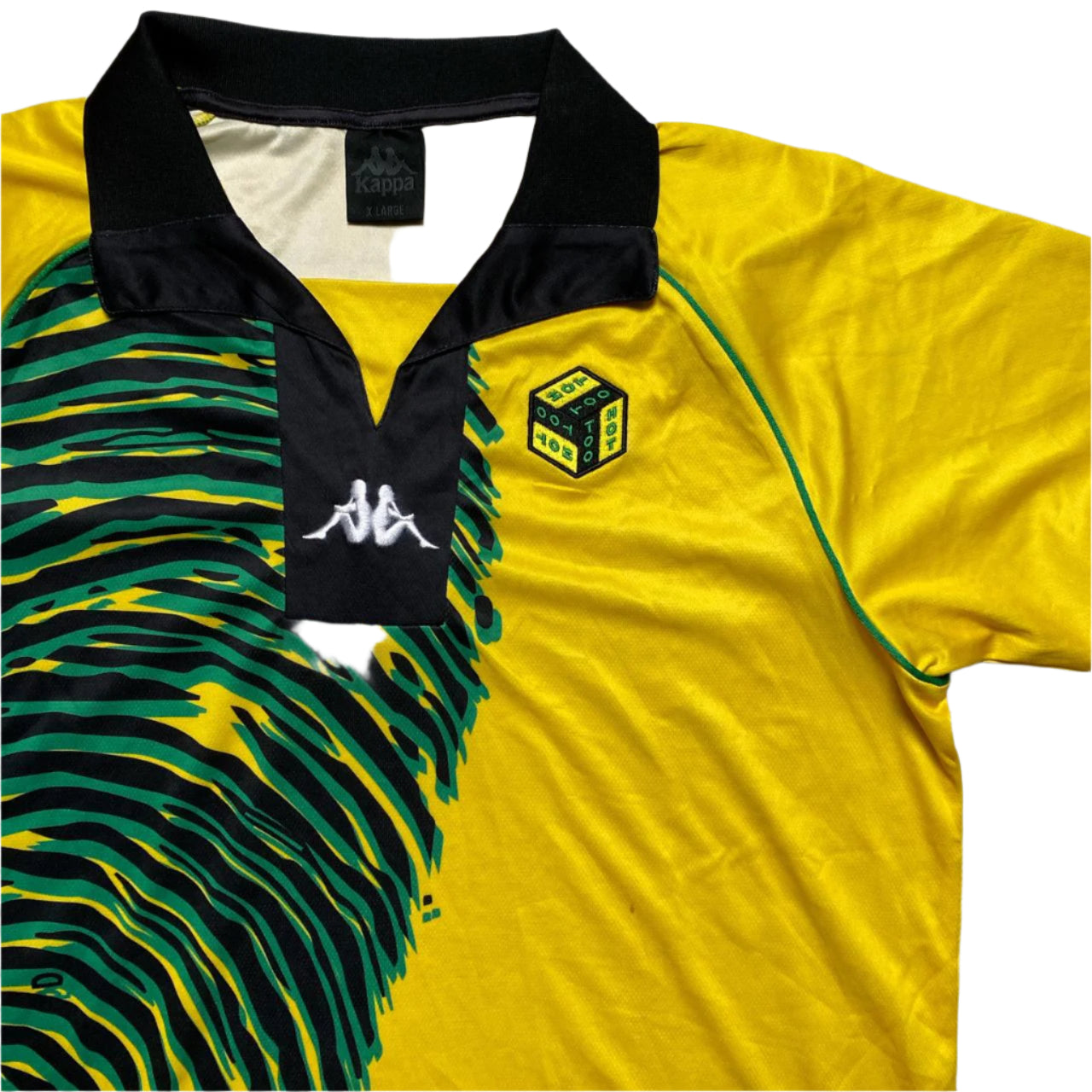 Kappa Too Hot Jamaica 1995 Inspired Football Jersey (XL)