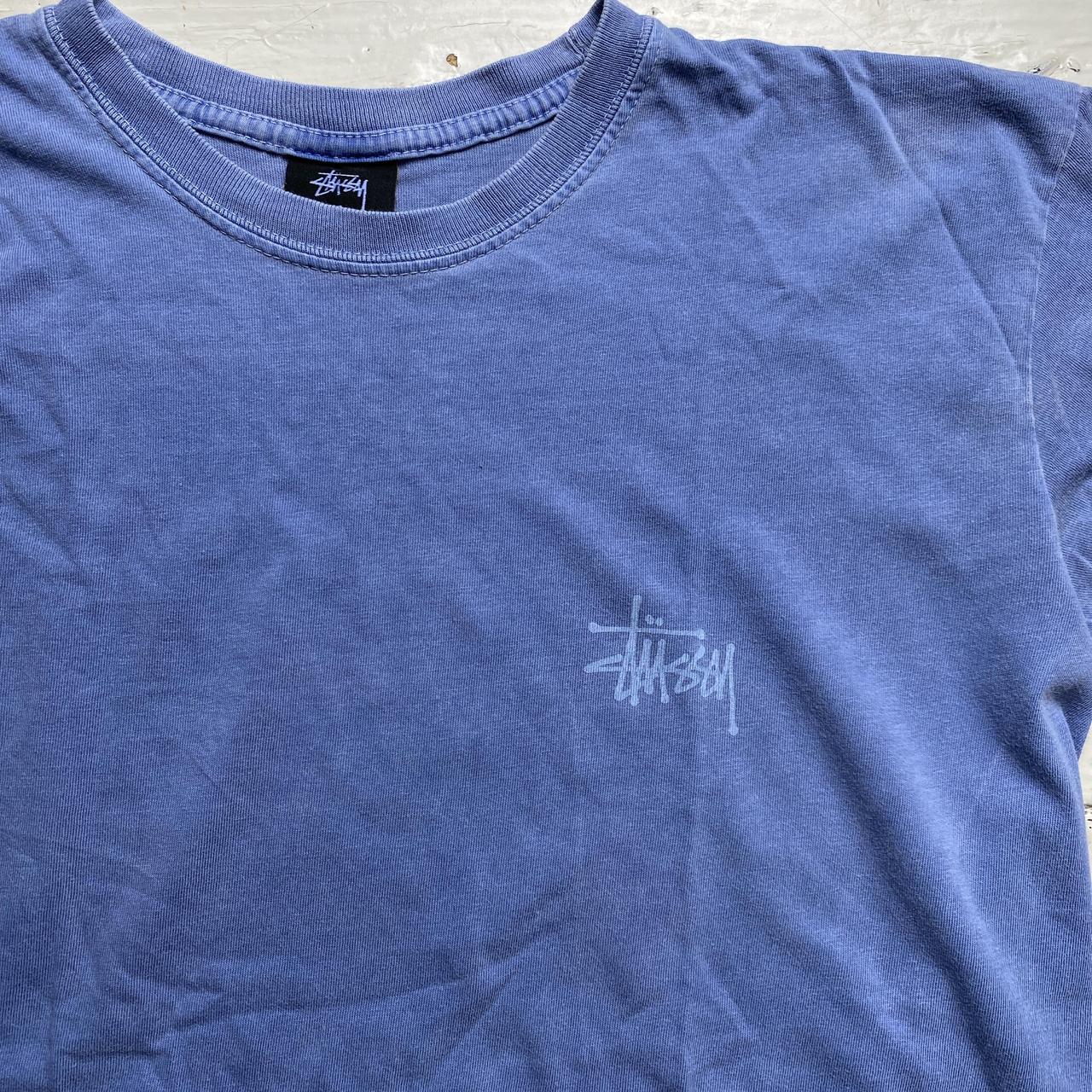 Stussy Blue Long Sleeve T Shirt