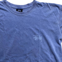 Stussy Blue Long Sleeve T Shirt (M)