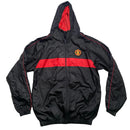 Manchester United Black and Red Windbreaker Shell Jacket (L)