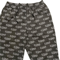 Judah Tribe Grey and White Baggy Joggers (XL)