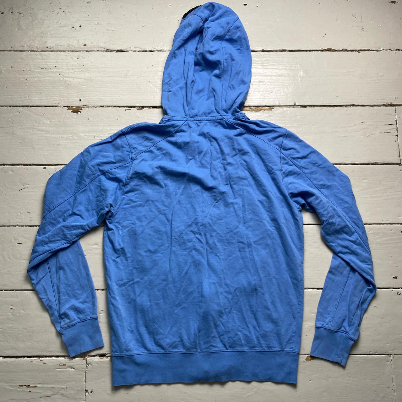 CP Company Light Blue Arm Goggle Hoodie