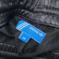 Adidas Chile Black and Pink Womens Trackpant Bottoms (L)