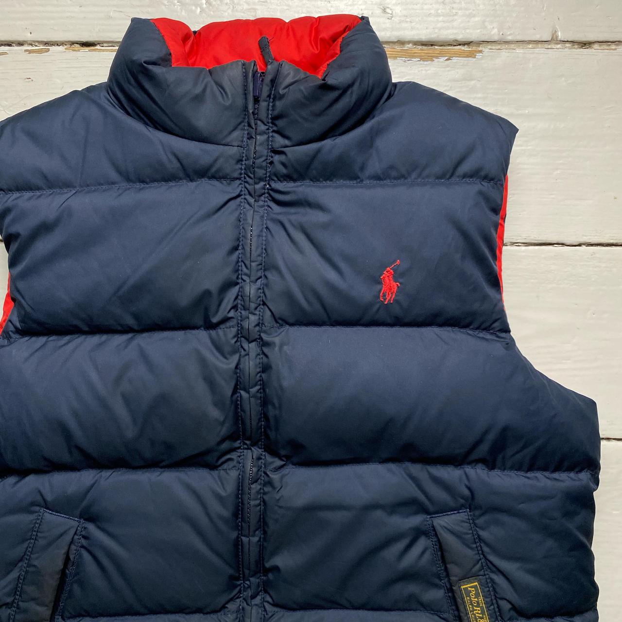 Polo Ralph Lauren Navy and Red Reversible Gilet