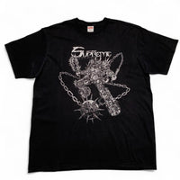 Supreme Spikes NY-945 Black and White Robot T Shirt (XL)