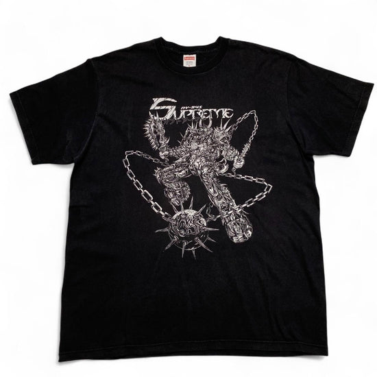 Supreme Spikes NY-945 Black and White Robot T Shirt (XL)