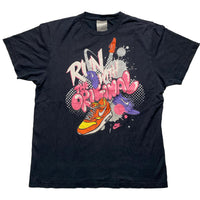 Nike Vintage Black Running T Shirt (M)