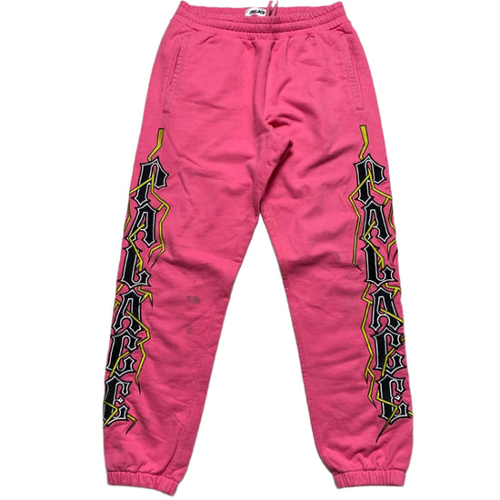 Palace Hesh Mit Joggers Pink Black and Yellow Joggers (M)