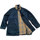 Burberry Burberrys Vintage Bottle Green Peacoat Trench Coat Jacket (XL)