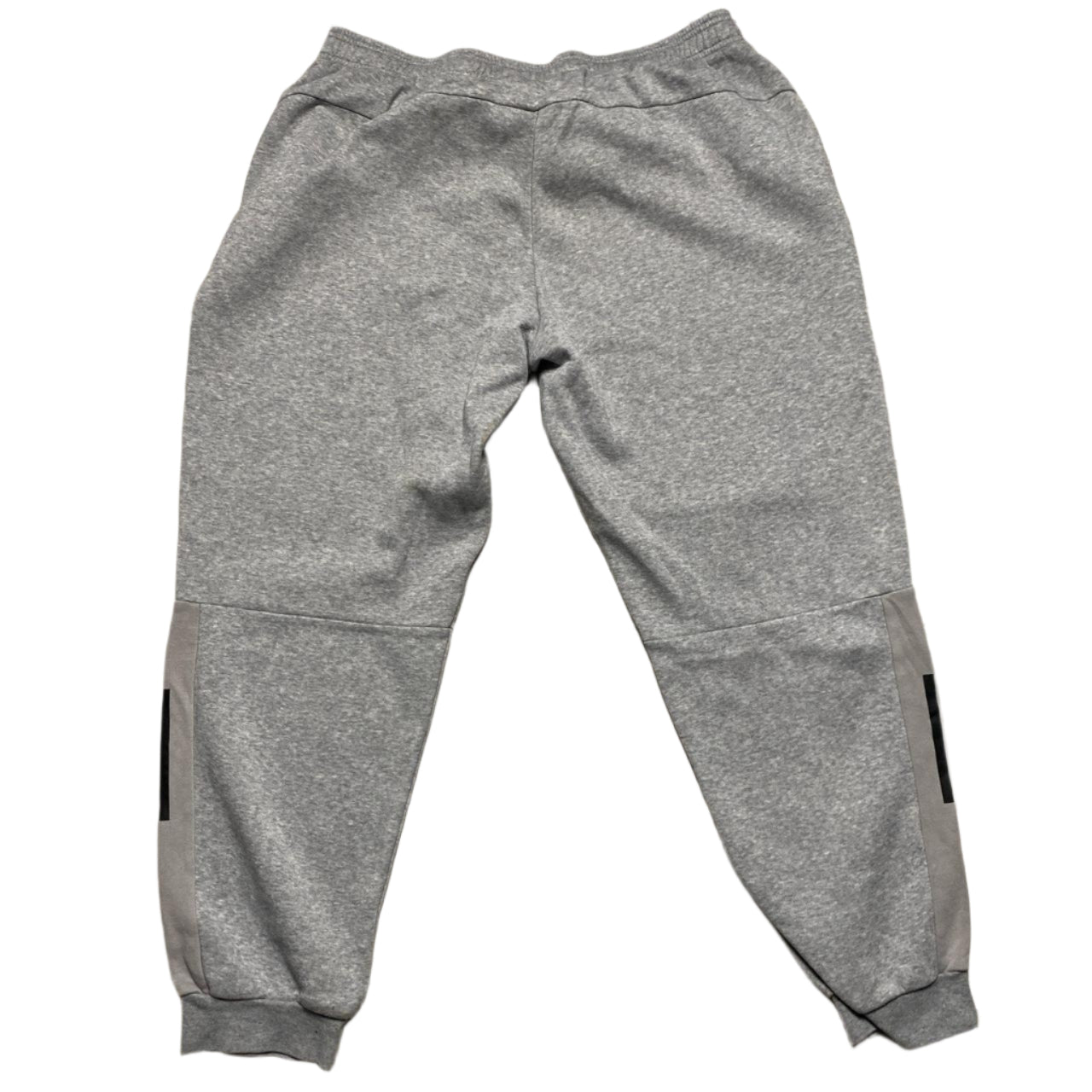 Adidas Grey and Black Baggy Joggers (2XL)